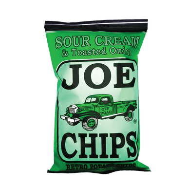2 OZ Joe Chips Sour Cream And Toasted Onion