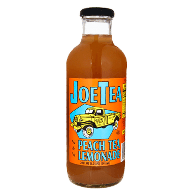 20 OZ Glass Joe Tea Half & Half Peach Tea