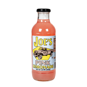 20 OZ Glass Joe's Pink Lemonade