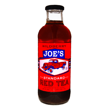 20 OZ Glass Joe Tea Standard Wildberry Red Tea