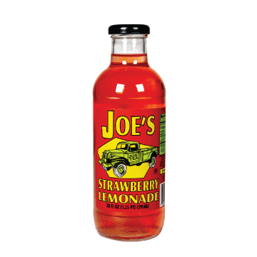 20 OZ Glass Joe's Strawberry Lemonade