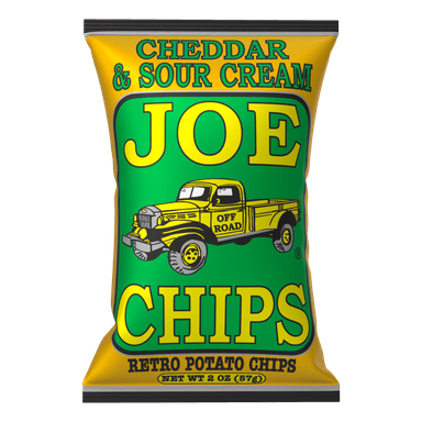 2 OZ Joe Chips Cheddar & Sour Cream