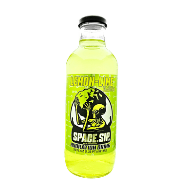20 OZ Glass Space Sip Lemon Lime